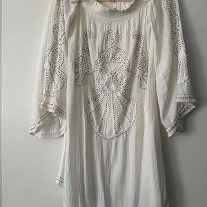 Lily Pulitzer off the shoulder embellished dress